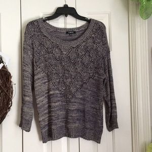 Open Weave  Decorative Sweater
